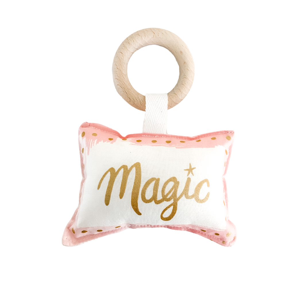 Clover and Lola Magic Rattles Pink Sensory Toy